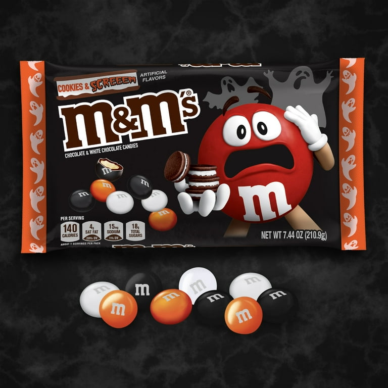 NEW M&M'S CHOCOLATE CRUNCHY COOKIE FLAVORED CANDIES 7.4