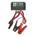 thumbnail image 2 of Controlador de carga solar MPPT de 12 V y 24 V, regulador de panel solar de 360 W, parámetros ajustables, pantalla LCD para exteriores., 2 of 14