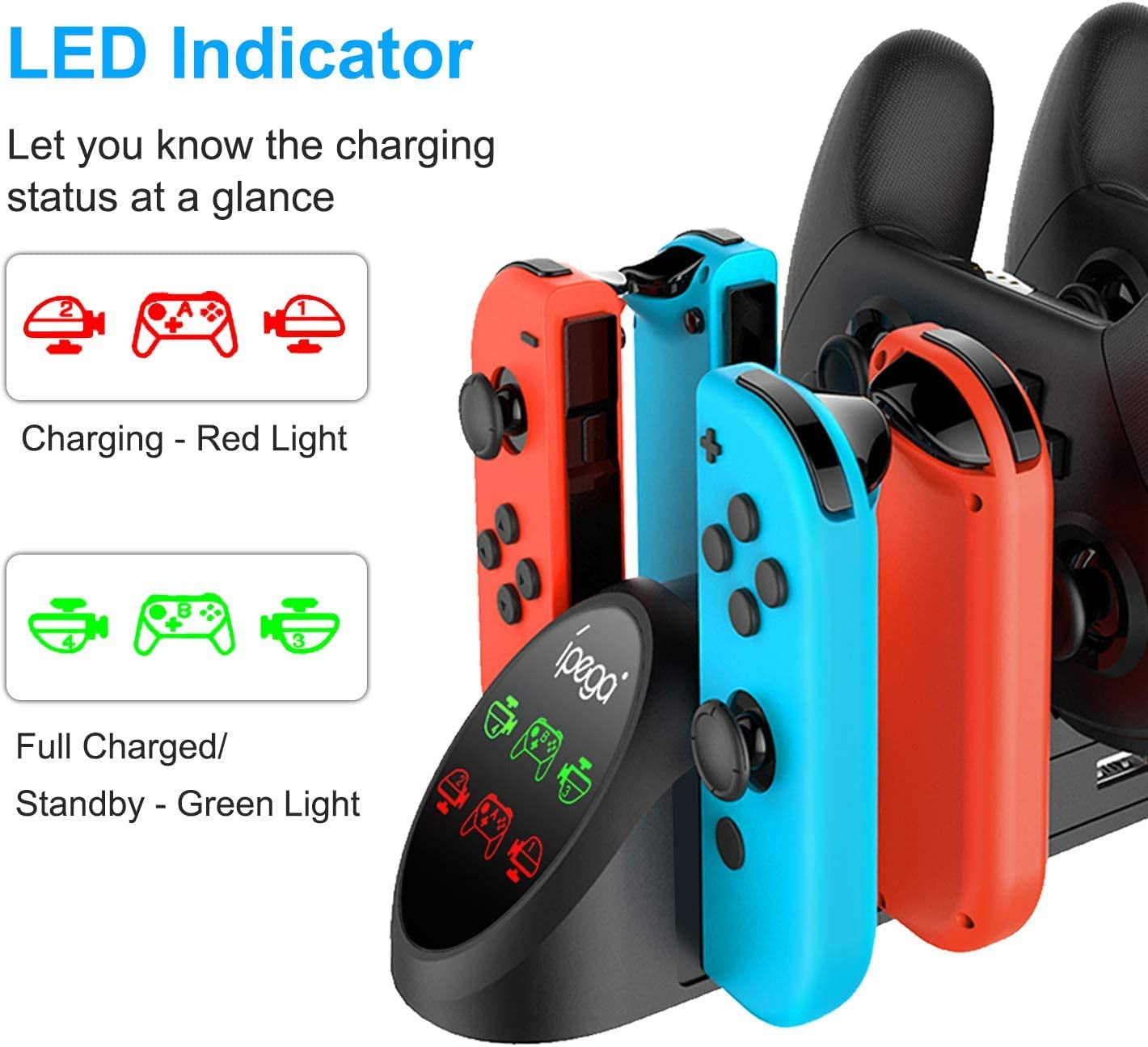 FastSnail Charging Dock Compatible with Nintend Switch Pro