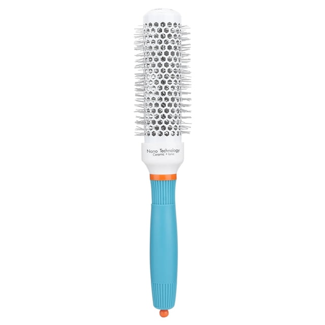 Peine de peluquería, peine de rodillo de tubo de aluminio peine de pelo peine de peluquería redondo funcionalidad versátil