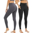 thumbnail image 2 of FUNING 4 Pack Leggings with Pockets for Women,High Waist Tummy Control Workout Yoga Pants, 2 of 6