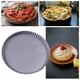 thumbnail image 2 of Gibobby Tarter inferior de crisantemo de al carbono antiadherente de 11 pulgadas, encaje redondo, Pizza, huevo, Tarter, pastel, pastel, horn(Gris), 2 of 5
