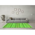 thumbnail image 3 of Ahgly Company Indoor Rectangle Abstract Green Modern Area Rugs, 6' x 9', 3 of 4