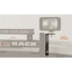 BackRack Casse-Tête Rack Lumière Mount 91005 Utilisation sur BackRack Modèle Racks; L Supports et Attaches; Noir; Sans Lumière – image 3 sur 3