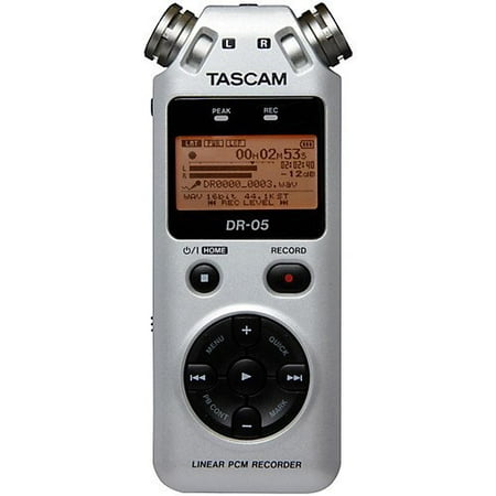 TASCAM DR-05 Portable Digital Recorder Silver