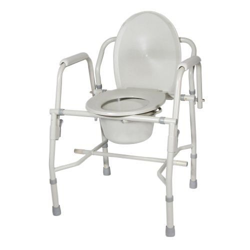 Drive Medical Bariatric Extra Wide Drop Arm Bedside Commode Seat - Walmart.com