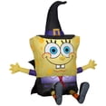 thumbnail image 1 of Decoración inflable para jardín, diseño de gemmy Airblown, Bob Esponja, 1,2 m, 1 of 2