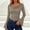 Khaki(New&Hot), variant on No Boundaries Womens Ribbed Knitted Tops Flare Long Sleeves Ruched V-Neck Slim Fit Pullover Flowy Blouses,Wine,Size S