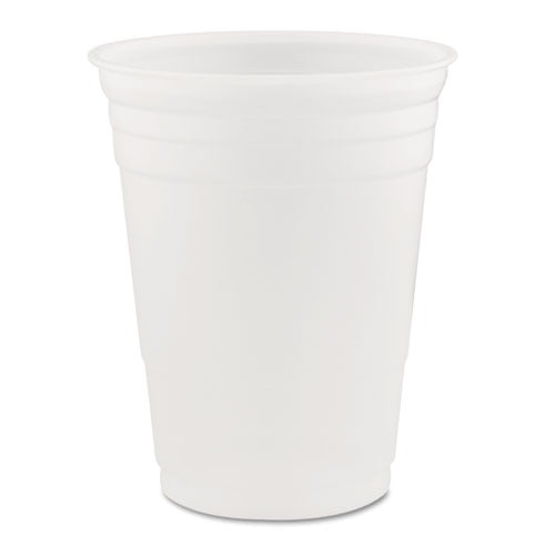 SOLO Party Plastic Cold Drink Cups, 16 oz, 50/Sleeve, 20 Sleeves/Carton | Bundle of 2