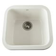 thumbnail image 2 of Rohl 5927 Allia 17-7/8" Undermount Single Basin Fireclay Kitchen / Bar Sink - Pergame, 2 of 2