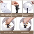 thumbnail image 5 of NATYSWAN Lamp for Bedroom Set of 2 - 19" Small Bedside Table Lamps with Rotary Swithch - Modern Lamps for Living Room Night stands - Desk Lamps for Home Office End Tables., 5 of 7