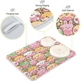 thumbnail image 4 of SKYSONIC Dish Drying Mat for Kitchen Counter Rabbit Cat Dog Frog Eco Friendly Drying Mat - Easy to Clean Heat Resistant Dish Mat - 18x24, 4 of 6