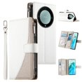 thumbnail image 2 of Funda cartera GANGXUN para Honor Magic 5 Lite , cuero PU con tarjetero, cremallera, correa de mano, soporte y protección 1413°, 2 of 6