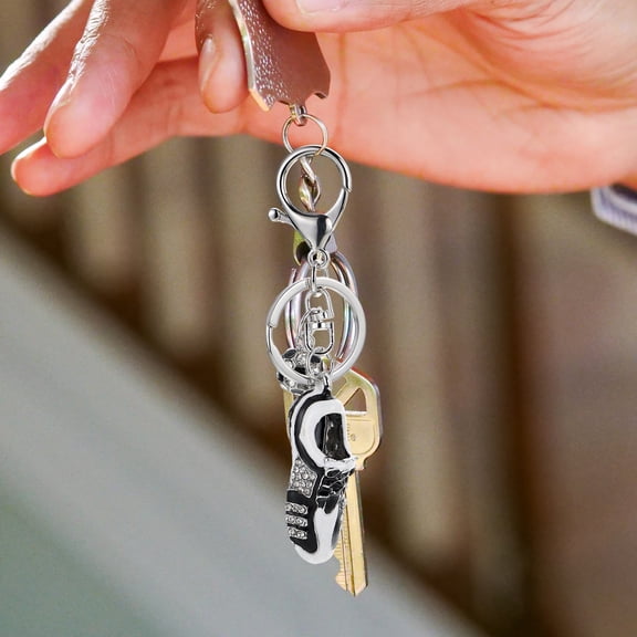 OUNONA Delicate Soccer Keychain Backpack Hanging Shoe Decor Soccer Fans Souvenir