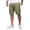 Army Green #006, variant on Cargo Shorts for Men Knee Length Elastic Waist Athletic Shorts with Pockets Summer Casual Outdoor Hiking Short, 3XL