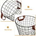 thumbnail image 3 of CHICHUMID Paniers de Rangement en Fil Panier de Rangement pour Bois de Chauffage Noir Usage Intérieur 1ensemble, 3 of 6