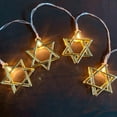 2024 Clearance Chanukah Hanukkah String Party Light Decors Candlestick