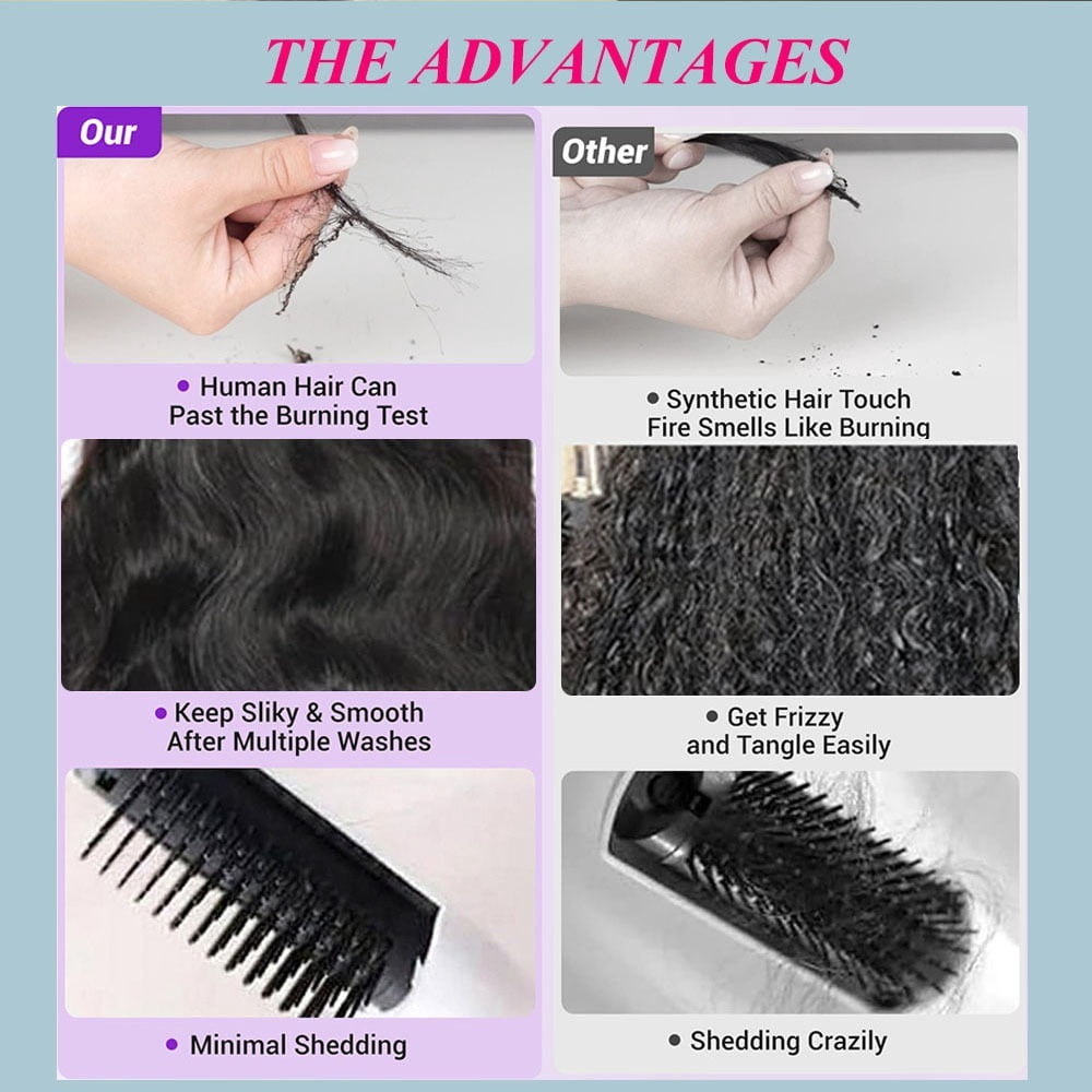 250% Density Bob Wig Body Wave Wear for Women 100% Human Hair Pre Plucked Lace Wig