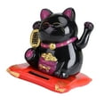 thumbnail image 5 of Uadme Eco-Friendly Lucky Waving Cat, Solar Powered Cute Fortune Cat Good Luck Wealth Welcoming Cats Toy with Waving Arm Home Display Car Decor(black), 5 of 8