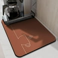 thumbnail image 2 of Coffee Bar Mat Accessories for Countertop Absorbent Hide Stain Rubber Backed Dish Drying Mats for Kitchen Counter Draining Pad Decor Gift Fit Under Coffee Maker Coffee Pot Espresso Machine (24x18in), 2 of 5