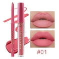 thumbnail image 4 of Puntoco Estuche para lápices delineador de labios de 6 + 7 colores, lápiz labial mate con gancho para labios que no se quita fácilmente de la taza, esmalte de labios, 4 of 5