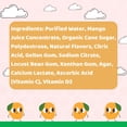 thumbnail image 4 of Tastelli Kids Squeezy Fruit Gel (MANGO) No Artificial Sweetener or Flavors, Made with REAL Fruit Juice, Fiber-Rich Prebiotic Gut Support, Vitamin C & D, Vegan, Gluten Free (Pack of 24), 4 of 7