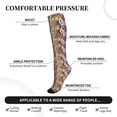 thumbnail image 3 of Lsque Funny Dogs Family Pattern Sport Compression Socks for Men & Women 15-20 mmHg Knee High Nurse Pregnant Running Medical and Travel Athletic, 3 of 6