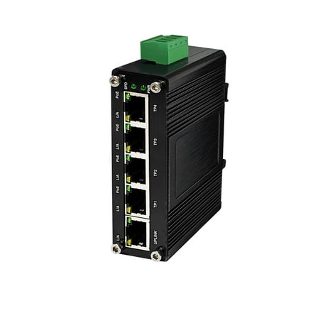 120W POE Ethernet Switch Industrial Switch 100Mbps Half/Full Duplex 1000Mbps