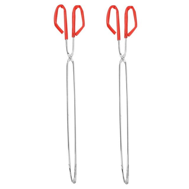 MasteelfCA 2 Pcs Pinces Longues en Acier Inoxydable Outils de Ramassage de Déchets Pratiques