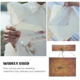thumbnail image 4 of OULII 5Set Coffee Retro Style Kraft Paper Greeting Envelopes for Invitations 6.4x4.4in, 4 of 8