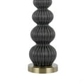 thumbnail image 4 of Lomy 26 Inch Table Lamp Set of 2, Stacked Ball Gray Black, White Shade, 4 of 6