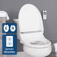 thumbnail image 2 of Bio Bidet BB-2000 Bidet Toilet Seat Bundle, Warm Water, Air Dryer, Heated Seat, Slow Close Lid, Night Light, for Round Toilets, 2 of 11