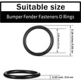 thumbnail image 2 of Bumper Fender Fasteners - Black O Rings, Washers & Quick Release Fasteners (30), 2 of 6