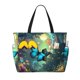 thumbnail image 1 of Disketp Enchanted Forest Butterfly A Bolsa de Playa de Gran Capacidad, Bolso Impermeable y a Prueba de Arena para Mujer, Ideal para Playa, Piscina y Natación, 1 of 7