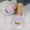 #019-Purple, variant on Women's Faux Fur Open-Toe Slides with Thick Sole and Non-Slip Bottom for Indoor and Outdoor Use in Fall and Winter Cloud-Like Comfort Fleece-Lined Warm House Slippers