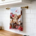 thumbnail image 5 of DefiDgd 2pcs 24x16inch Highland Cattle Kitchen Towels,Absorbent Dish Towels,Farmhouse Hand Towel for Kitchen Bathroom Decor Housewarming Gift(K), 5 of 6