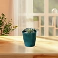 thumbnail image 5 of Yooshoverk Flower Pot, White, Plastic Glazed, Decorative Vase, Living Room Home Arrangement, 5 of 6