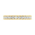 thumbnail image 3 of 1/2 Carat Round Diamond Wedding Band Ring in 14K Yellow Gold (Ring Size 5.5), 3 of 4