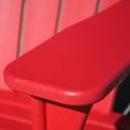 thumbnail image 4 of Braxton Folding Plastic Adirondack Chair, Red, 4 of 7
