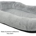thumbnail image 4 of Large Human Dog Bed,Human Dog Bed, Dog Bed for Humans, Human Size Dog Bed,  Removable Washable Cover Soft Prevent Slip Human Sized Dog Bed with Pocket Gradient Gray, 4 of 7