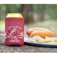 thumbnail image 3 of Camco Neoprene Easy Grip RV-Themed Burgundy Can Drink Sleeve, 3 of 5