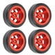 thumbnail image 1 of RC Drift Tire, RC Model Drift Wheels 4Pcs RC Drift Car Tires RC Neumáticos Duros Para Wltoys K969 1/28 RC Cars Para Drift Car Fyydes Rojo, 1 of 8