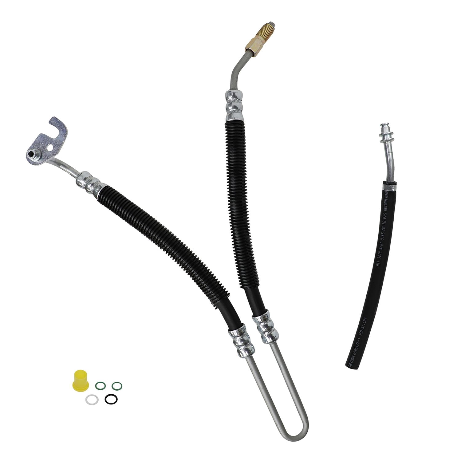 Edelmann 80880 Power Steering Pressure and Return Line/Hose Assemblies - 2 Piece Set