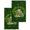 Green, variant on St Patrick's Day Kitchen Dish Towels for Drying Dishes Set of 3, Shamrock Leaf Coffee Cups Books Dark Green Waffle Weave Microfiber Hand Tea Bathroom Towels Quick Dry & Absorbent Towel 15.7x23.6