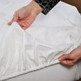RV King Size Mattress Fitted Sheets 3 Pack, White, 300TC 60/40