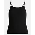 thumbnail image 5 of No Boundaries Cropped Shelf Bra Cami Top, Women's, 5 of 5
