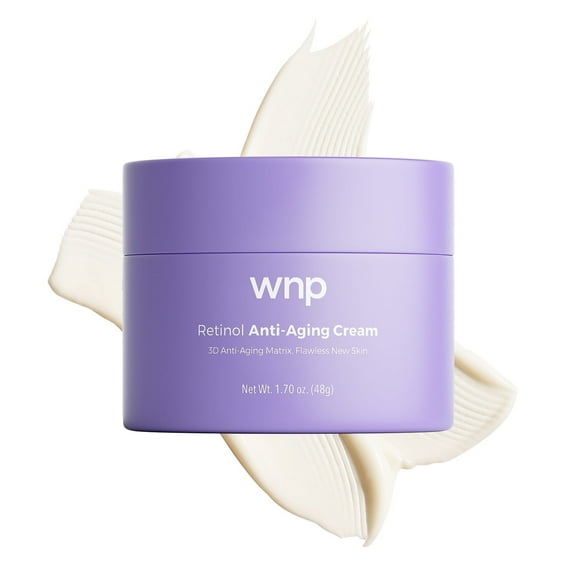 WNP Retinol Anti-Aging Face Cream with Pro-Xylane, Marigold & Ceramides, 1.7 fl oz