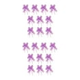thumbnail image 3 of Matsuzay 10 piezas Bow Pull Decor Festive Packing Crafts Ligero Hand-Pulled Flower Wedding Christmas Car Heart / Light Purple Corazón/Morado Claro 2piezas, 3 of 6