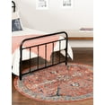 thumbnail image 3 of Rugs.com Lola Collection Rug – 4 Ft Round Brick Red Medium Rug Perfect For Kitchens, Dining Rooms, 3 of 3
