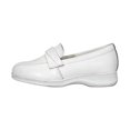 thumbnail image 3 of 24 HOUR COMFORT Doris Wide Width Professional Sleek Shoe WHITE 5, 3 of 7